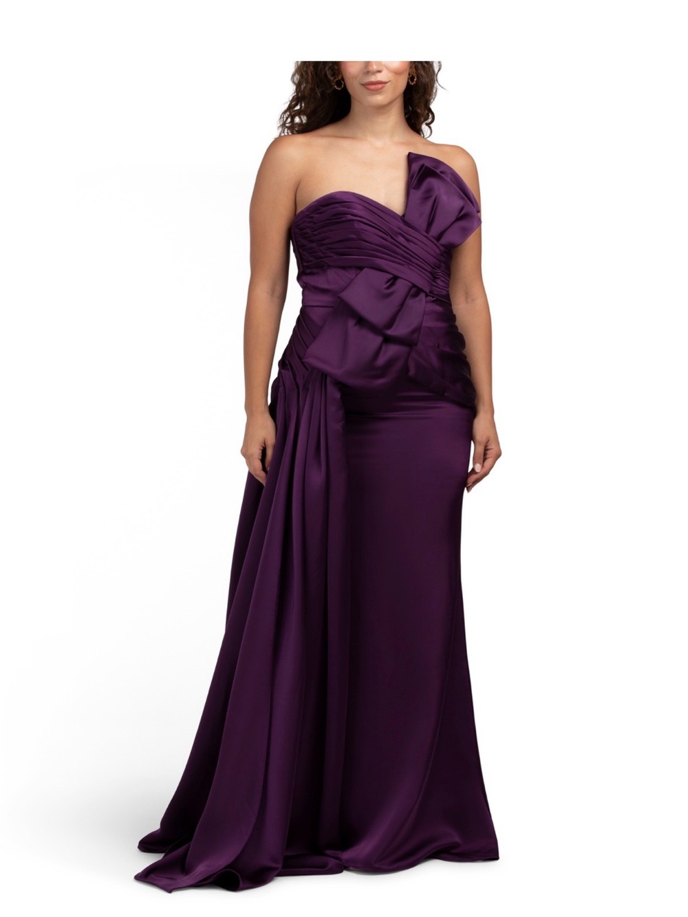 Mac Duggal Strapless Bow Gown